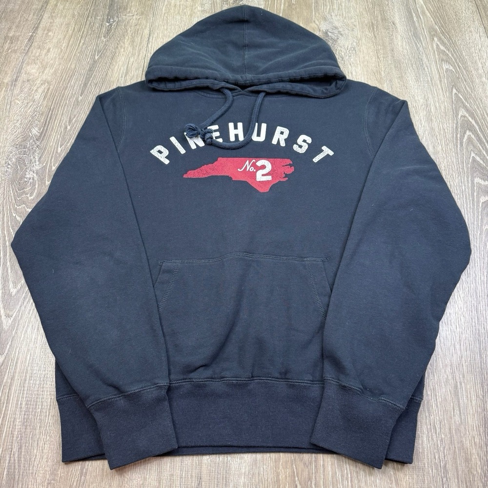 '47 Pinehurst No. 2 Golf Pullover Hoodie Sweatshirt Mens Size S Small